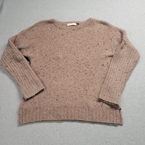 Anthropologie Sweaters - Anthropologie‎ Sleeping on Snow Lavinia Sweater XS Brown Tatty Baby Alpaca Wool